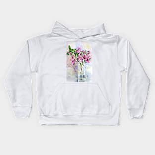 Spring flowers from the garden Kids Hoodie